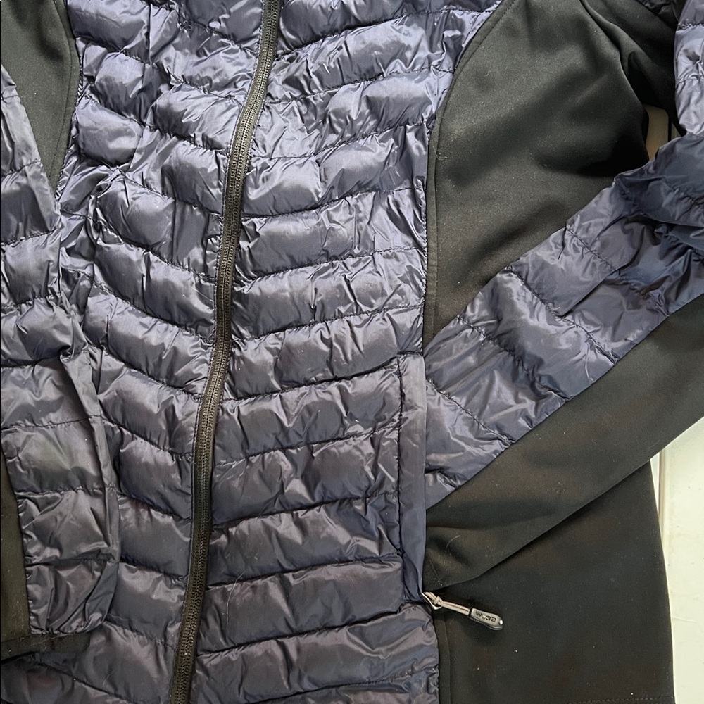 32 Degrees HEAT indigo puffer jacket medium - Picture 2 of 11